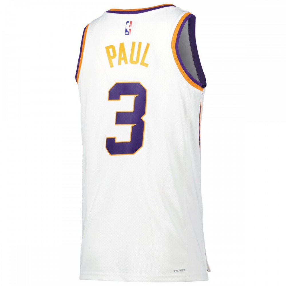 Chris Paul Phoenix Suns Unisex 2022/23 Swingman Jersey - Icon Edition - White-Pro Kit Vault | Brand New 26/27 Sports Jerseys